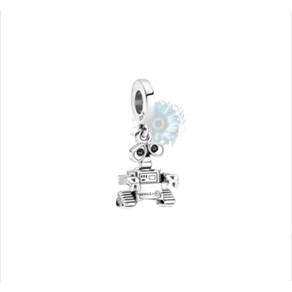 Silver Wall-e charm