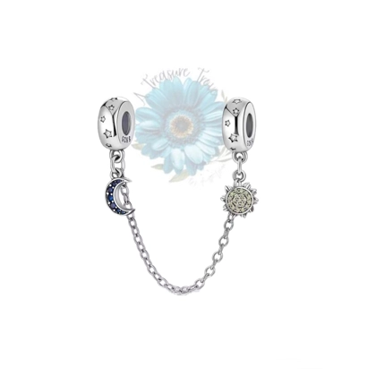 Sun and moon safety chain