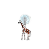 Giraffe charm