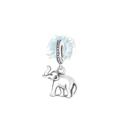 Silver elephant charm Silver elephant charm