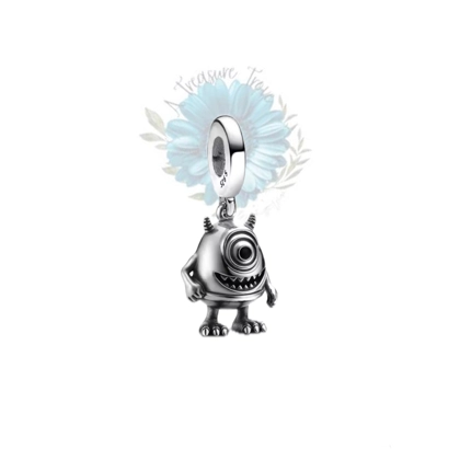 Silver Mike charm
