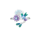 Bird and flower ring