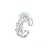 Twisted silver ring