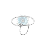 Forever round clasp and safety chain c..