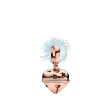 Heart shaped bell charm