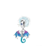 Flying dragon charm