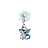 Sitting dragon charm