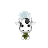 Cow gem charm