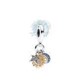Star, moon, sun dangle charm