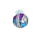 Round shooting star charm