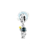 Astronaut and yellow star charm