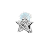 Silver star charm