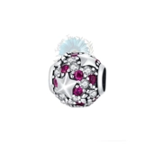 Round gemmed star charm