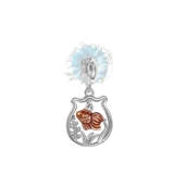 Gold fish in a bowl charm
