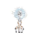 Double giraffe charm