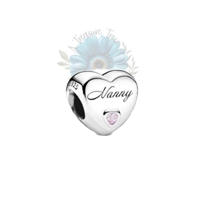 Nanny heart charm