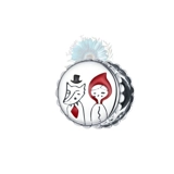 Wolf and red charm