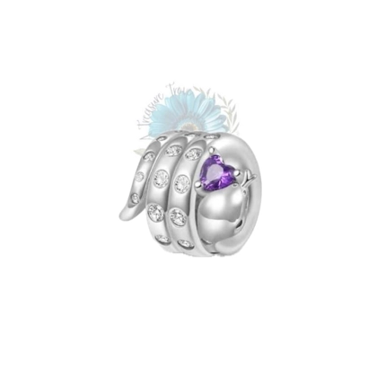 Snake gem charm Snake gem charm