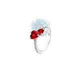 Double heart ring