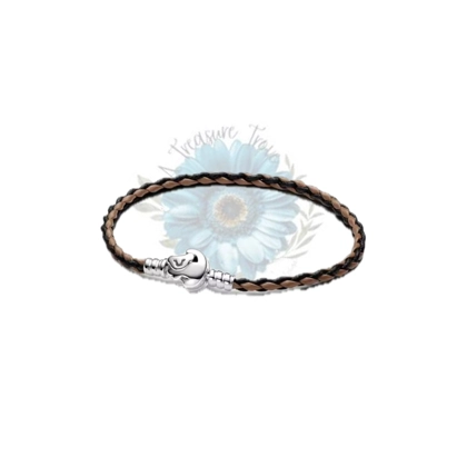 Simba leather charm bracelet