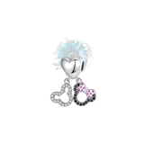 Minnie and Mickey silhouette charm