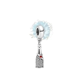 Silver bottle charm