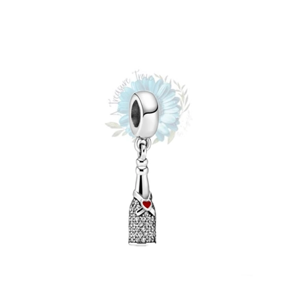 Silver bottle charm Silver bottle charm