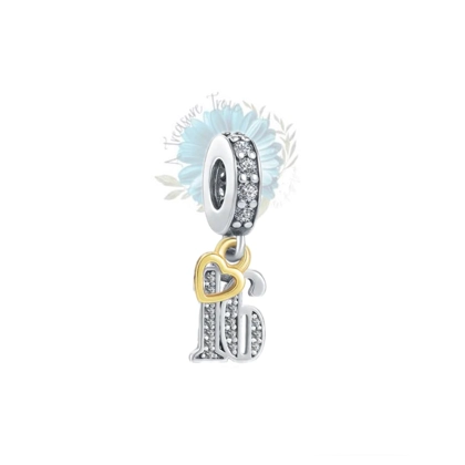 Number 16 charm Number 16 charm