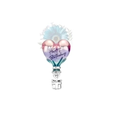 Happy birthday heart balloon and prese..