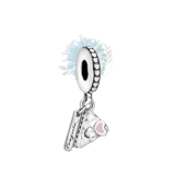 Congrats cake slice charm