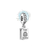 Happy birthday card charm