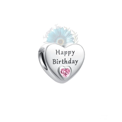Happy birthday heart charm Happy birthday heart charm