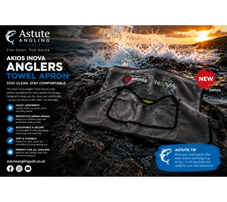 Akios Inova Anglers Towel Apron