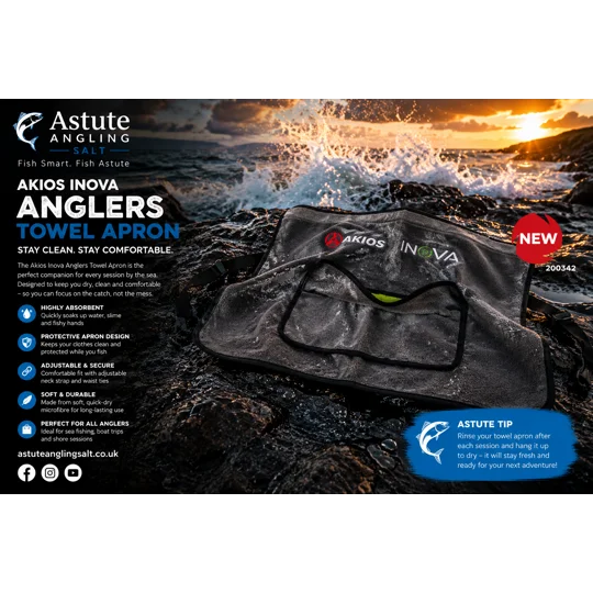Akios Inova Anglers Towel Apron