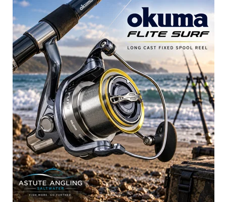 Okuma Flite Surf FLS35-1500AY Long Cast Fixed Spool Reel