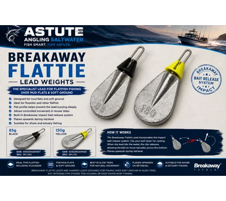 Breakaway Flattie Lead Weights