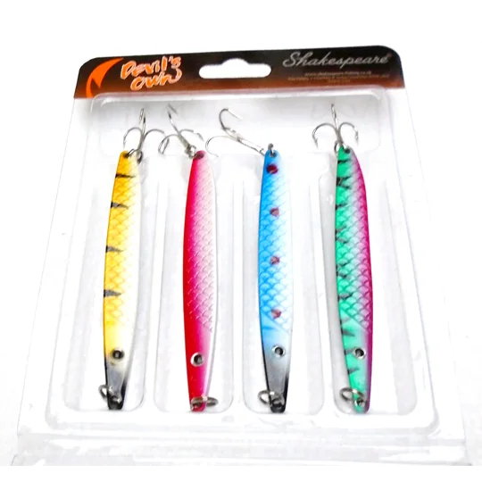 Shakespeare Devils Own Set of 4 Slim Jim 21g Lures