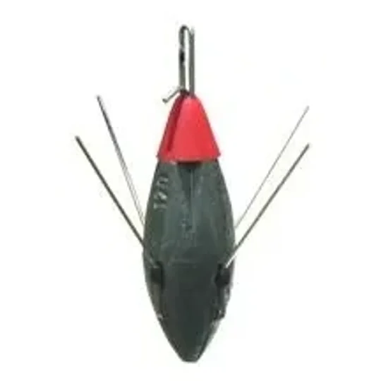 Breakaway Impact sea fishing lead weights with grip wires in 125g blue, 150g yellow, 170g red and 200g green