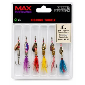 Max Performance Assorted Six Spinner Pack 167