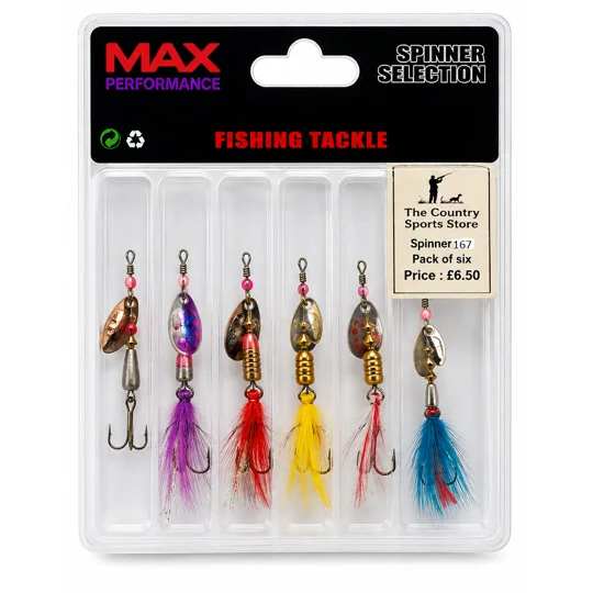 Max Performance Assorted Six Spinner Pack 167