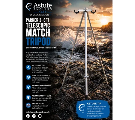 Astute Parker Match Tripod 3-6ft