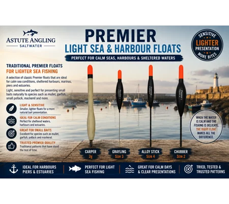 Premier Light Sea & Harbour Fishing Floats