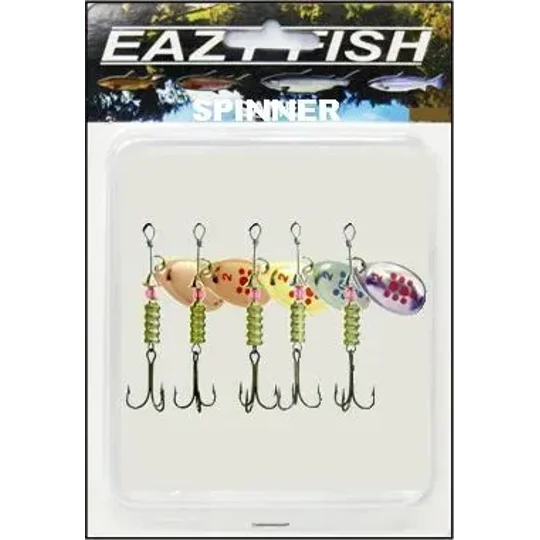 Eazy Fish Assorted Spinner Kit Size 3