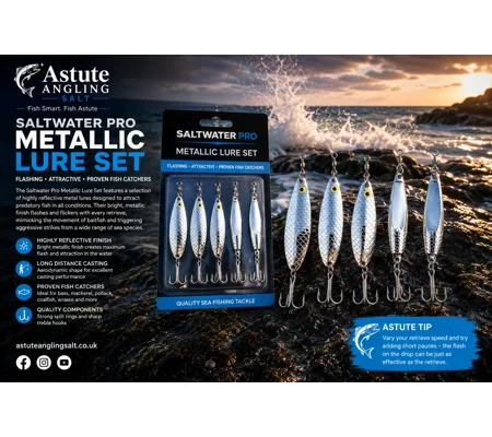 Dennett Saltwater Pro Metallic Lure Set