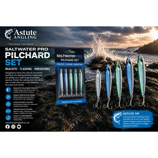 Astute Angling Saltwater Pro Pilchard Set