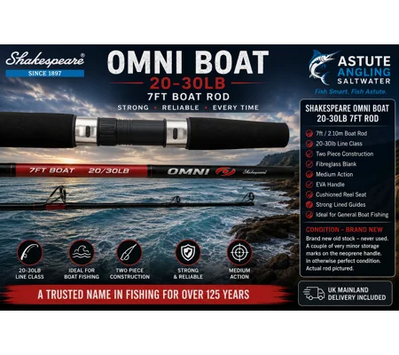 Shakespeare Omni Boat Rod 20–30lb – 7ft