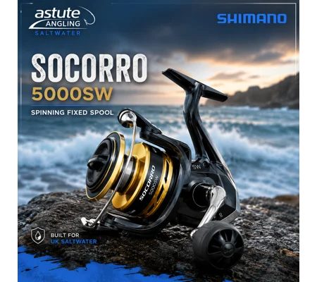 Shimano Socorro SW 5000 Fixed Spool Saltwater Fishing Reel