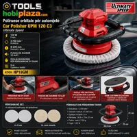 Poliruese Orbitale per Automjete 120W Ultimate Speed UPM 1..