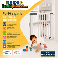 Portë Sigurie për Fëmijë dhe Kafshë 73–80 cm