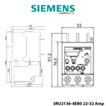 Rele Termike Bimetal Siemens për Mbingarkese 22-32A Mbrojtje Motori S2 K10 me Reset Automatik Rele Termike Bimetal Siemens për Mbingarkese 22-32A Mbrojtje Motori S2 K10 me Reset Automatik